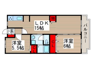 モアアメニティ南与野の物件間取画像